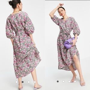 MNG from ASOS Floral Midi Dress